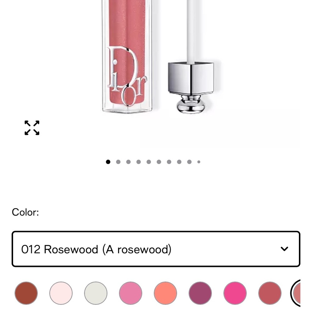 Dior Lip Glow Gloss — Rosewood Pink Sheer Shine
